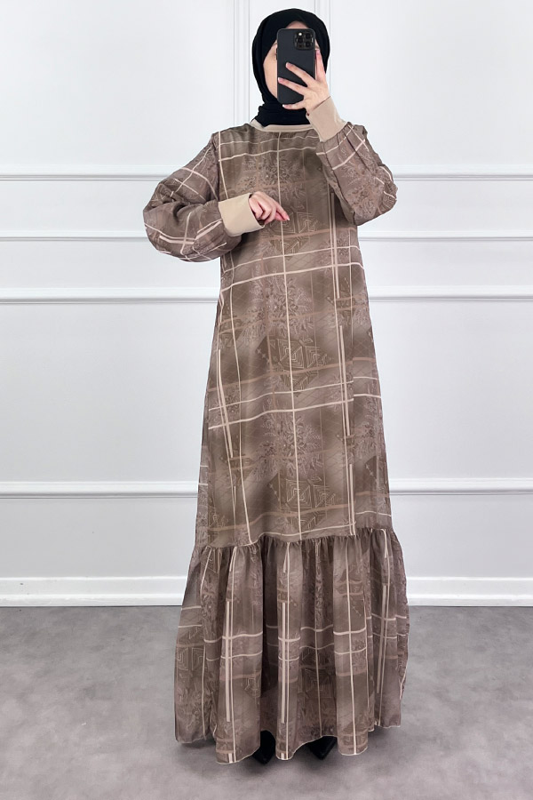 Vintage Elbise - Vizon