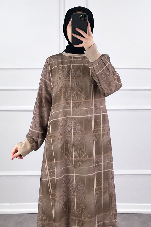 Vintage Elbise - Vizon