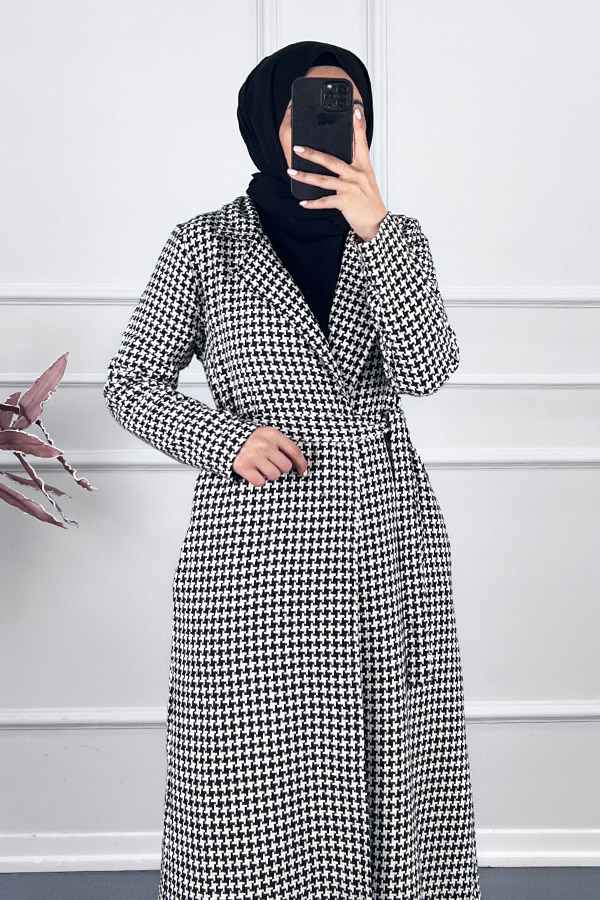 Vip Desenli Kap - Beyaz