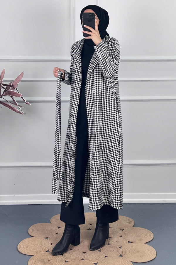 Vip Desenli Kap - Beyaz