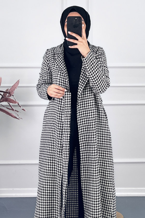 Vip Desenli Kap - Beyaz