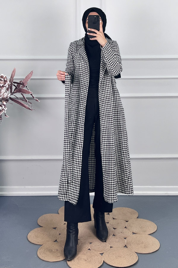 Vip Desenli Kap - Beyaz